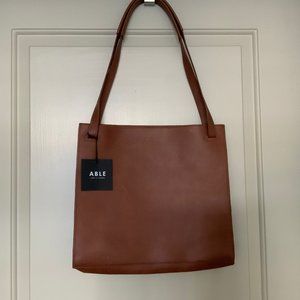 ABLE Chana Crossbody Tote Whiskey - New